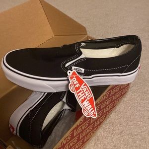 Vans Classic Slip On Shoes Black